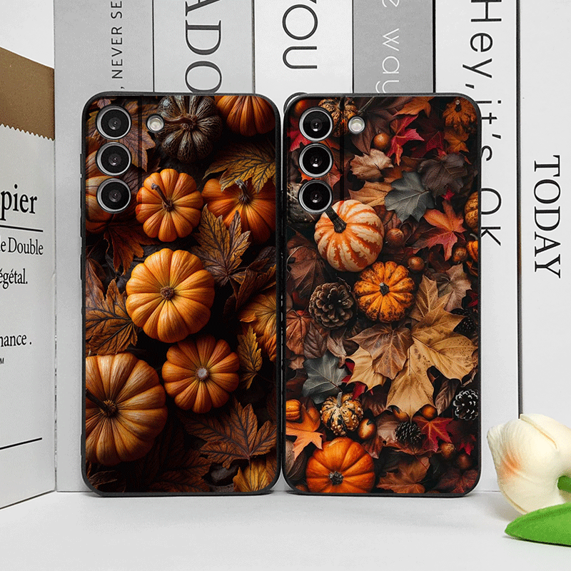 Huawei Nova 12 - Herfst Esdoornblad Pompoen Halloween Trend Telefoonhoesje