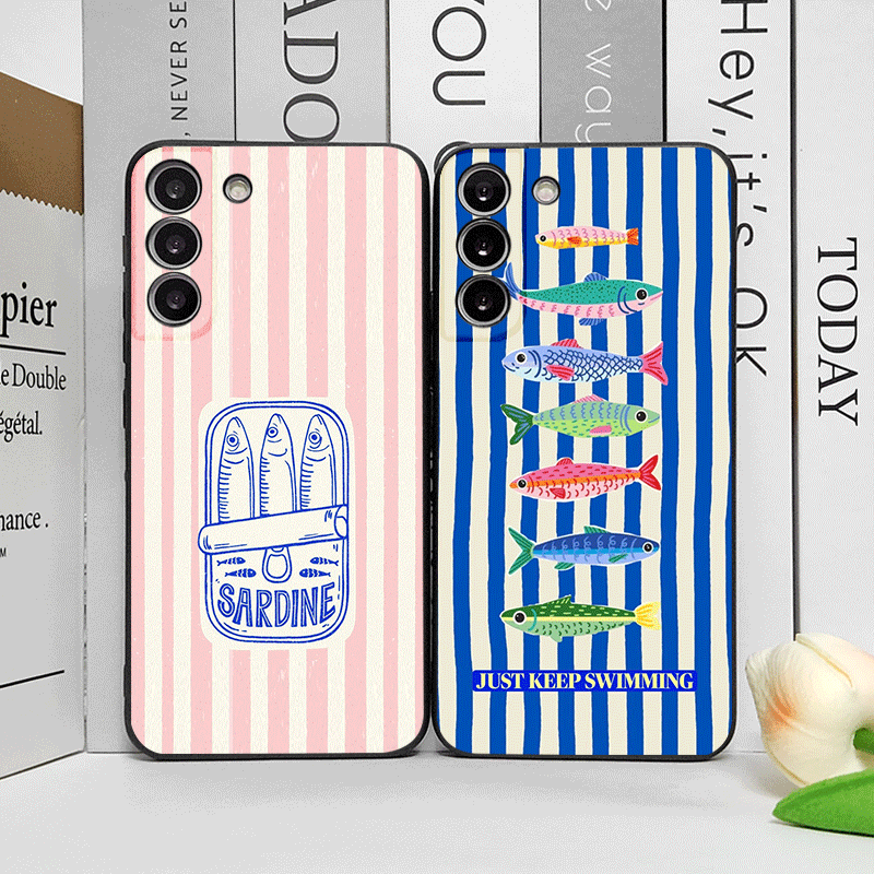 Oppo Find X8 - Schattige gestreepte patroon sardines kleurige vis
