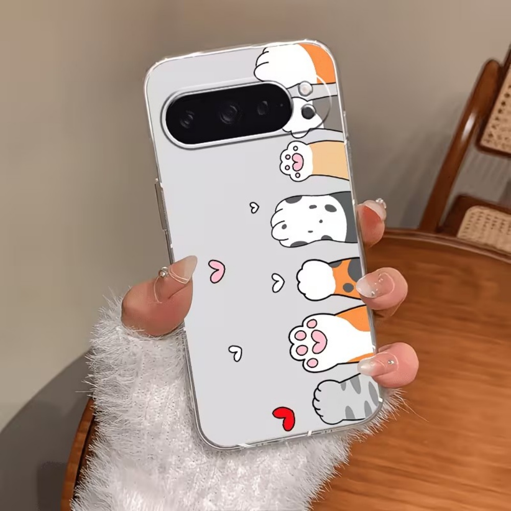 Cartoon kattenpootjes print kr - Google Pixel 9 recensie en prijs