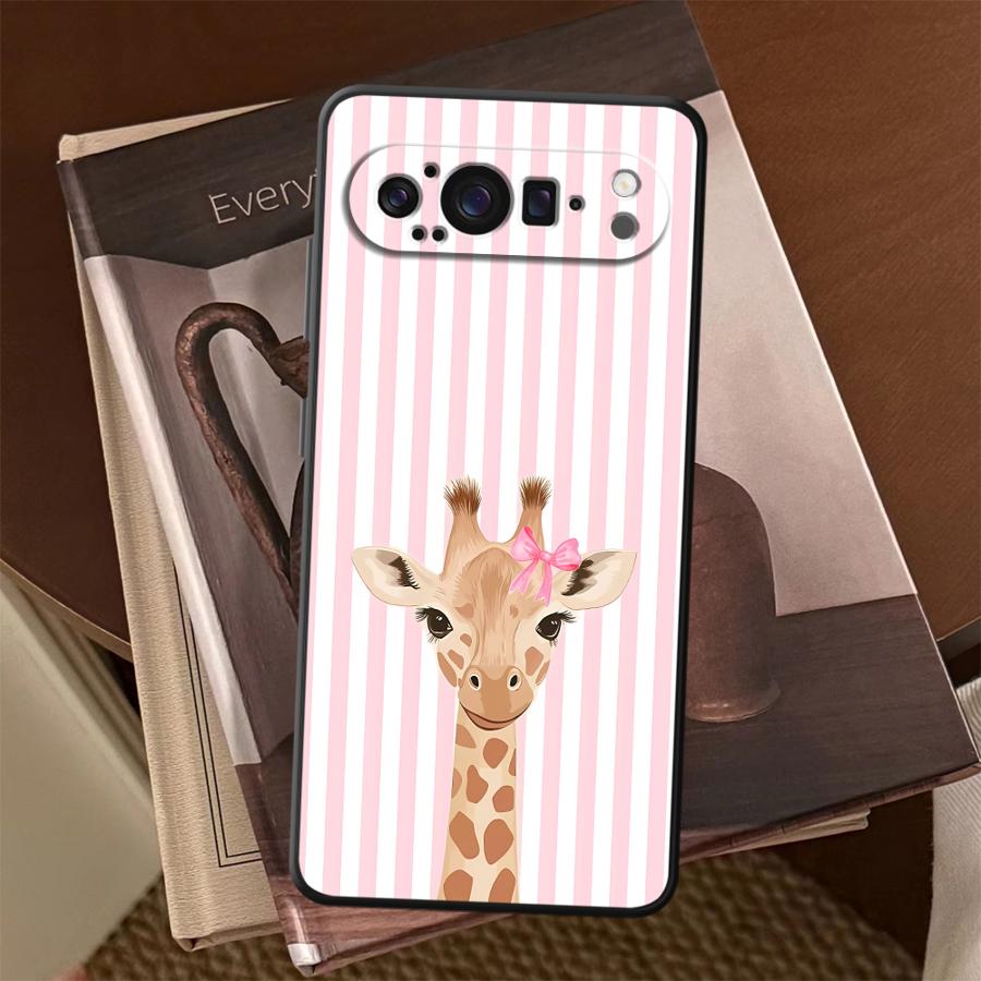Cartoon Giraffe Funda Telefoon - Google Pixel 9 recensie en prijs