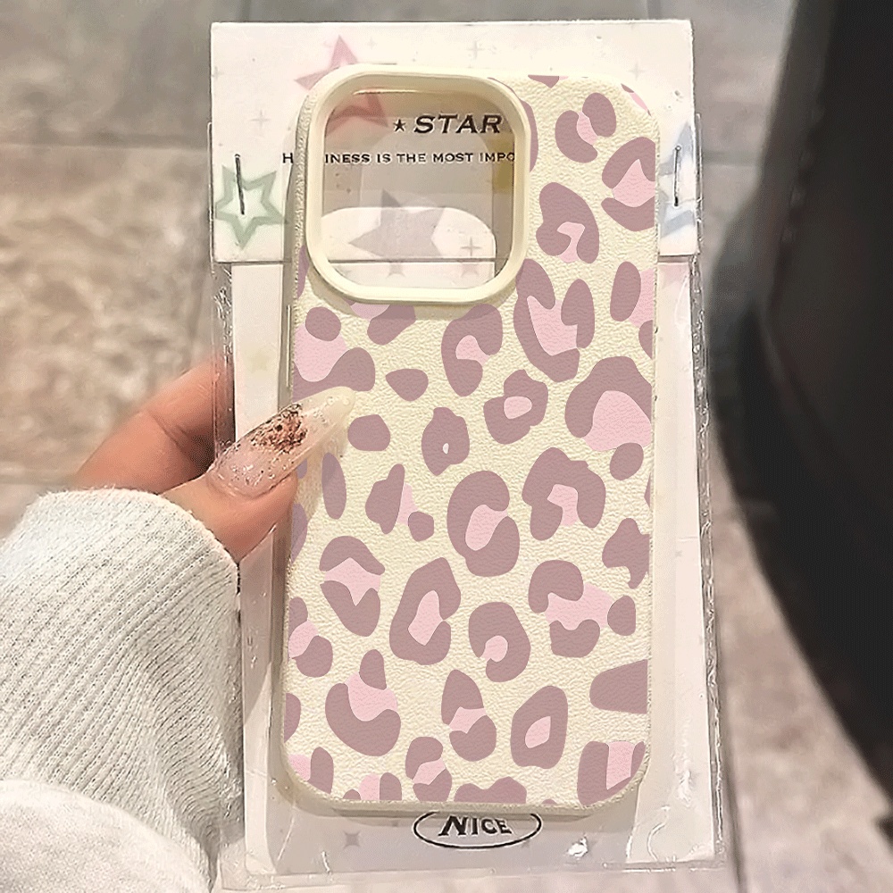 Paarse luipaardprint telefoonh - Apple Iphone 15 recensie en prijs