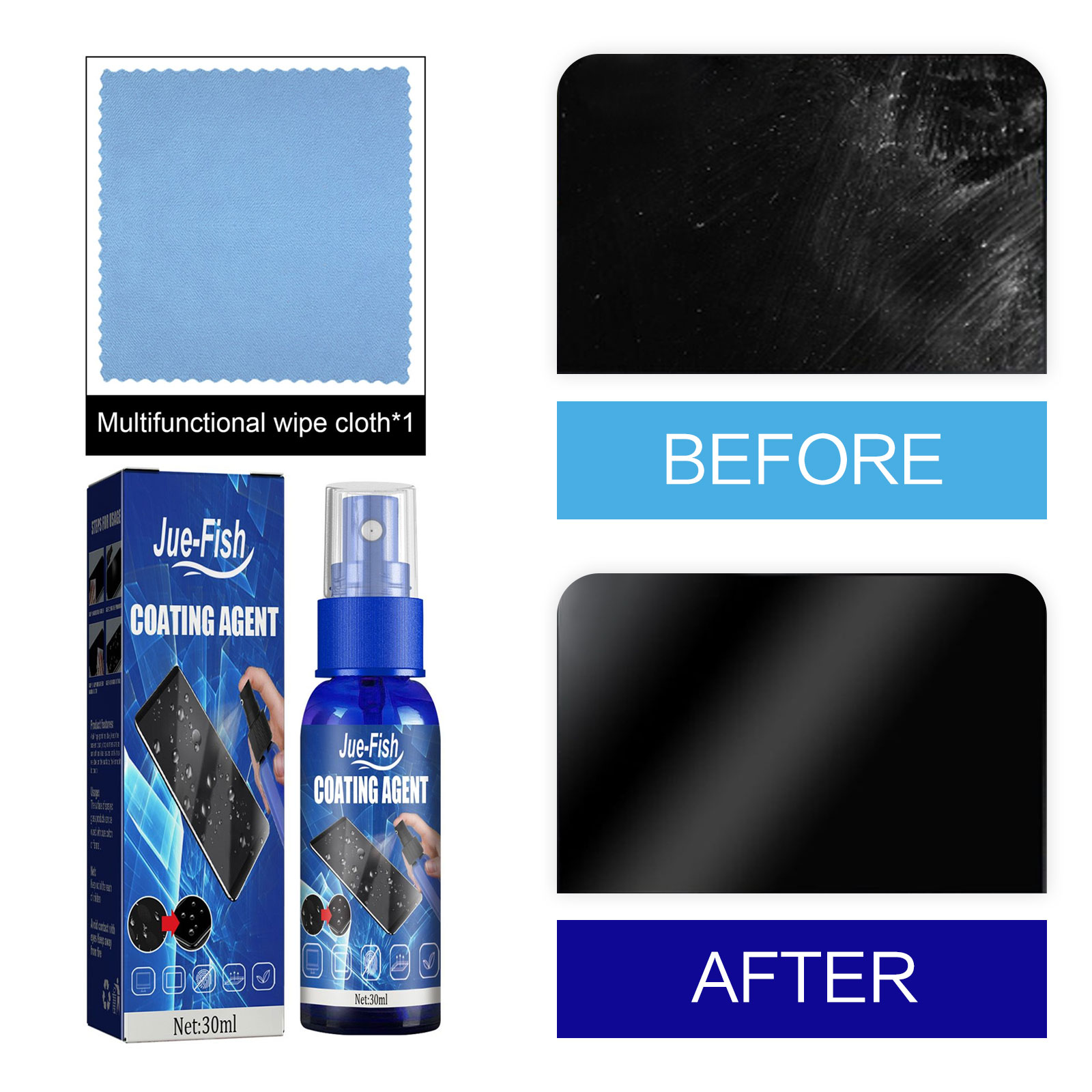 Vloeibare schermbeschermer Spr - Oleophobic Coating Spray recensie en prijs