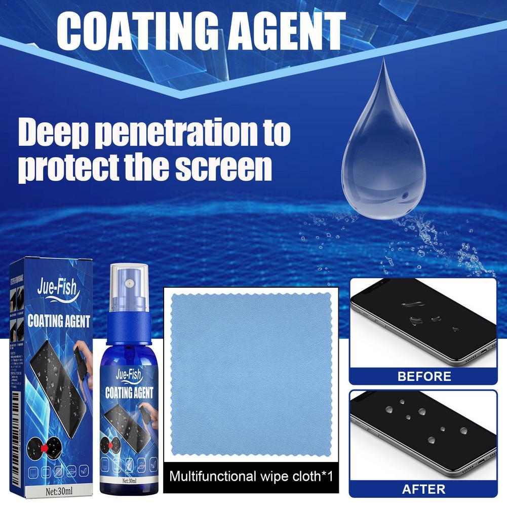 Vloeibare schermbeschermer Spr - Oleophobic Coating Spray recensie en prijs