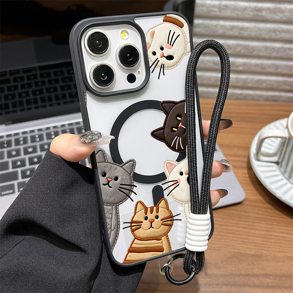 Schattig nep-borduurwerk katte - Apple Iphone 16 recensie en prijs
